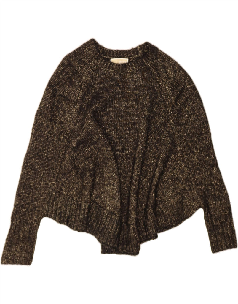 MICHAEL KORS Womens Oversized Poncho Jumper UK 10 Small Black Acrylic Vintage Michael Kors and Second-Hand Michael Kors from Messina Hembry 