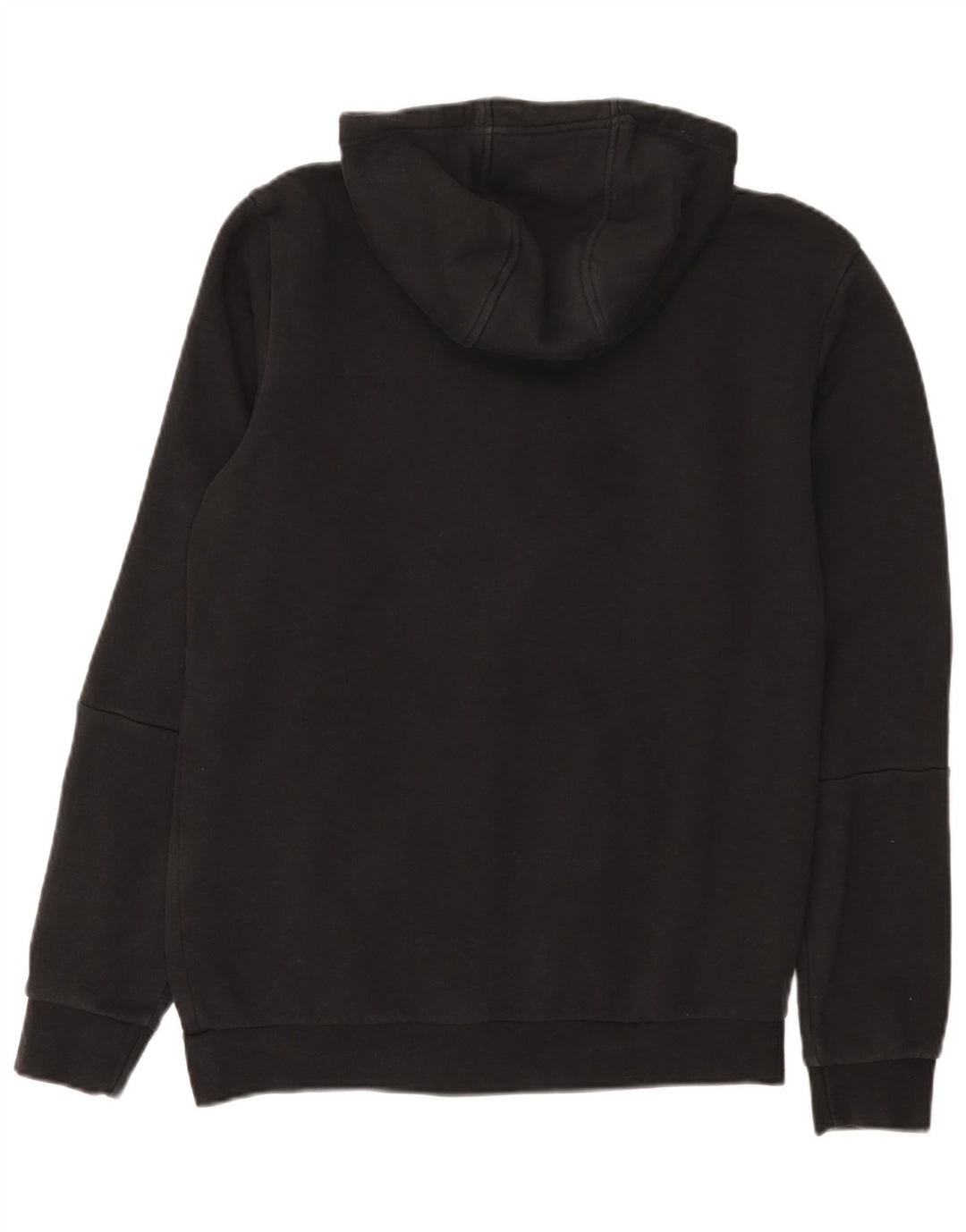 Adidas Mens Zip Hoodie Sweater Medium Black Cotton
