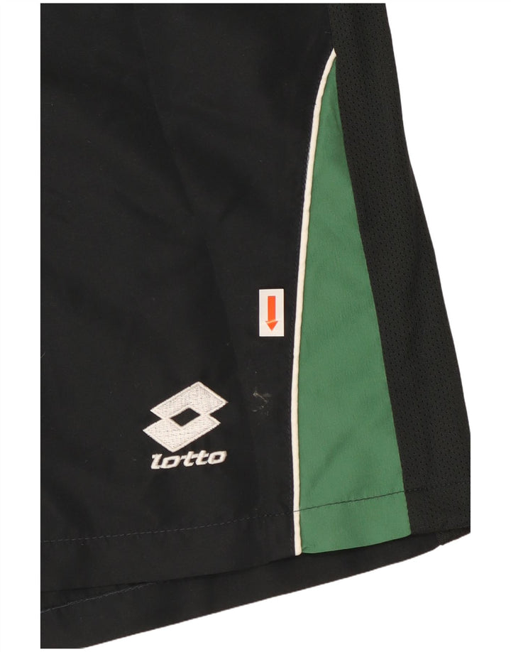 Lotto Mens Sport Shorts Large Navy Blue Colourblock Polyester