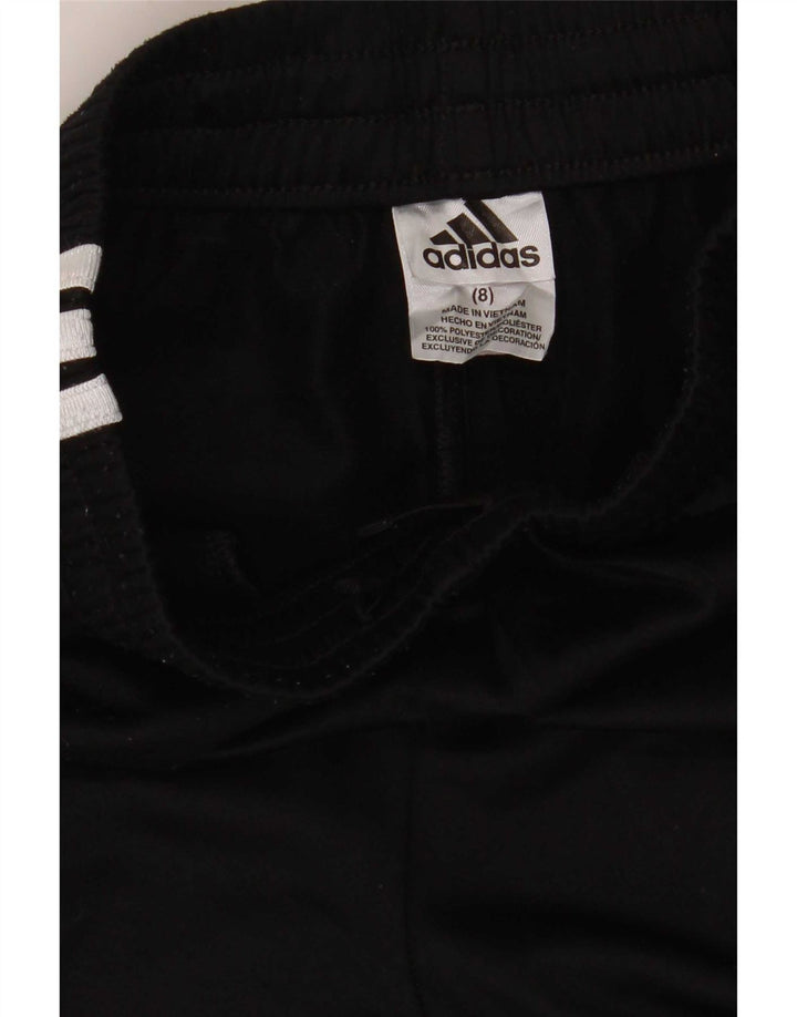 Adidas Boys Tracksuit Trousers 7-8 Years  Black Polyester