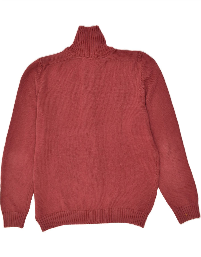 MASSIMO DUTTI Mens Cardigan Sweater XL Red Cotton | Vintage Massimo Dutti | Thrift | Second-Hand Massimo Dutti | Used Clothing | Messina Hembry 