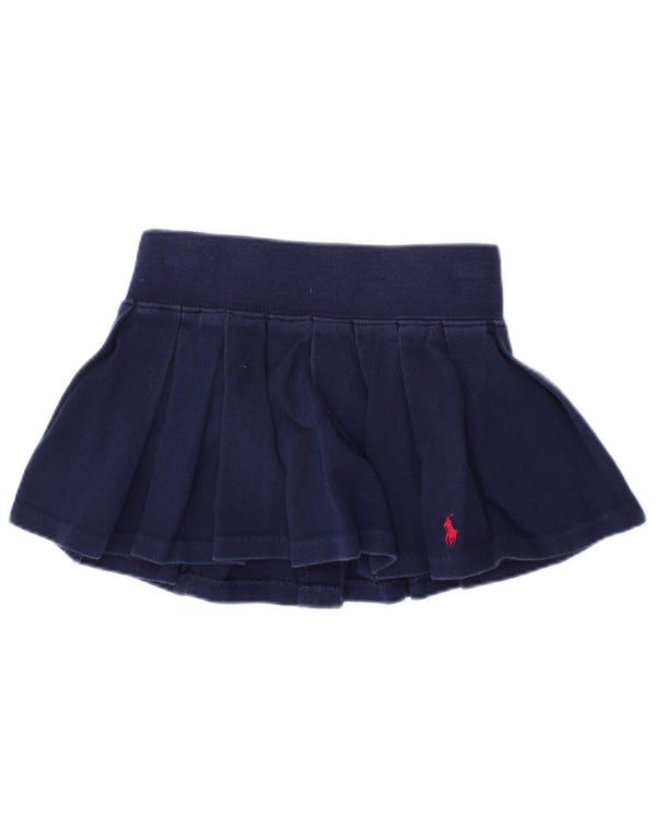 Polo Ralph Lauren Girls Skort 2-3 Years Navy Blue Cotton