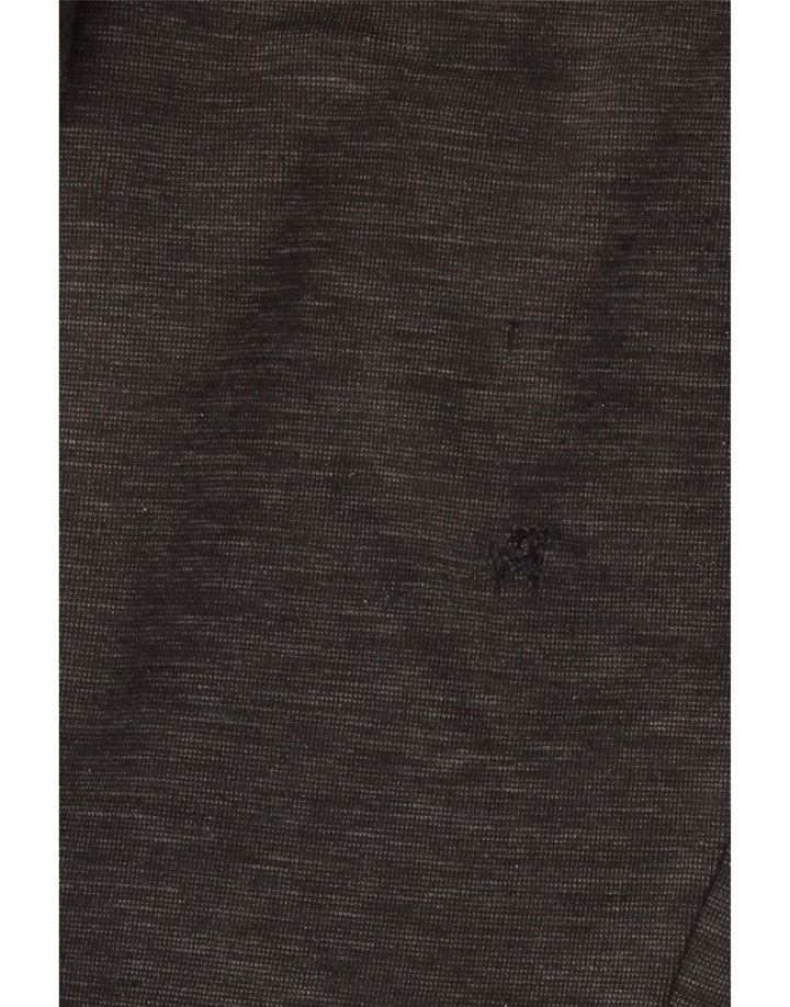 ADIDAS Mens Tracksuit Trousers Joggers Medium Grey Flecked Cotton