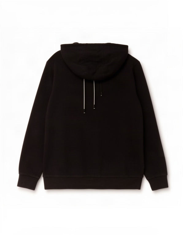 Adidas Boys Hoodie Jumper 13-14 Years Black Colourblock Cotton