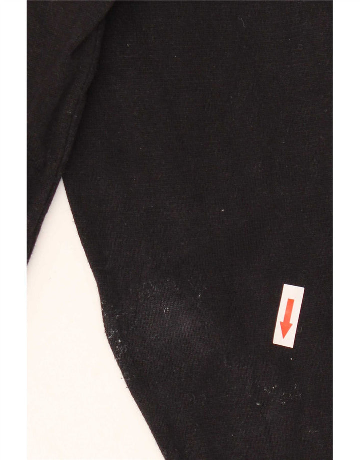 Zara Womens Top Long Sleeve UK 16 Large Black