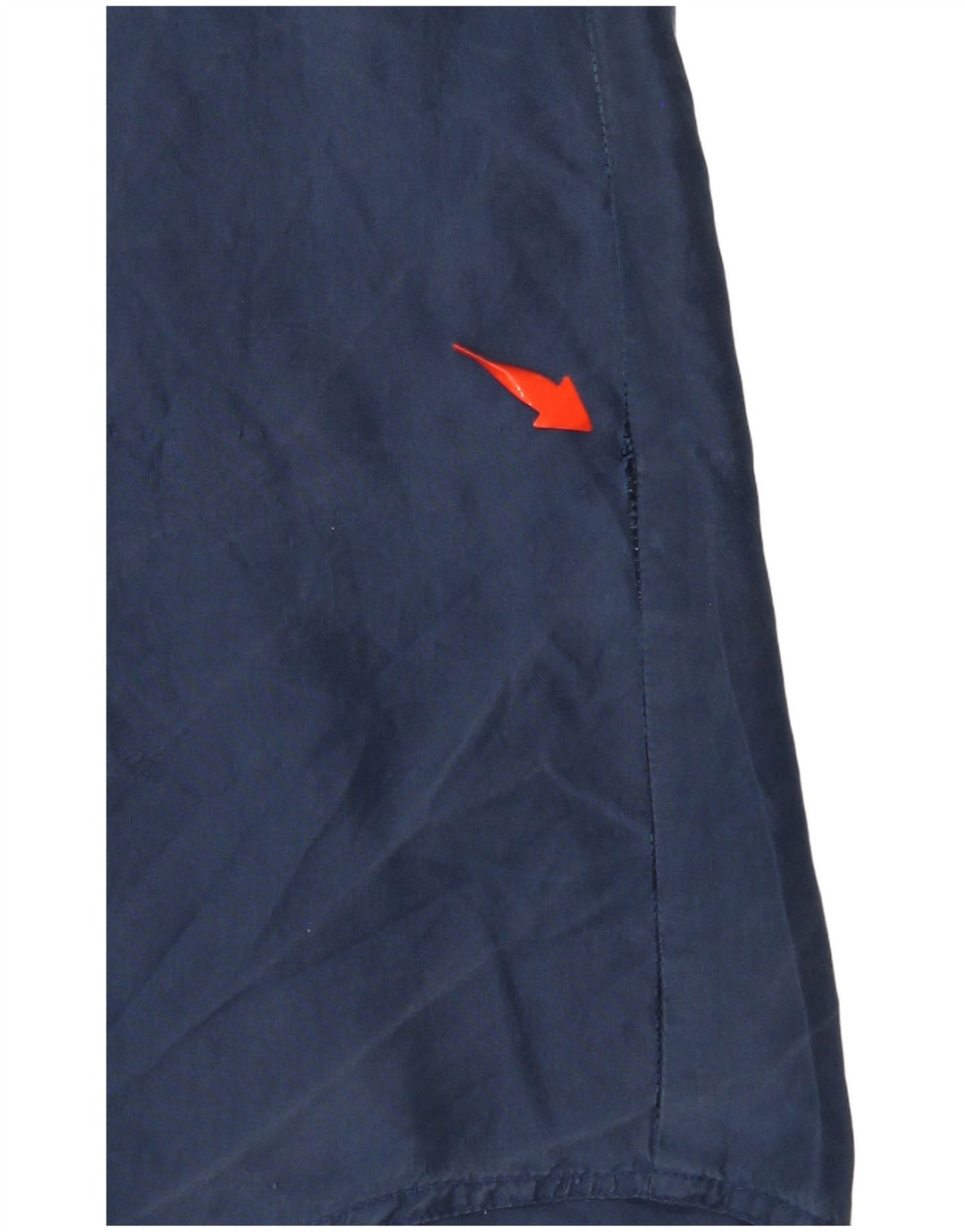 VINTAGE Womens Oversized Shirt UK 10 Small Navy Blue Silk