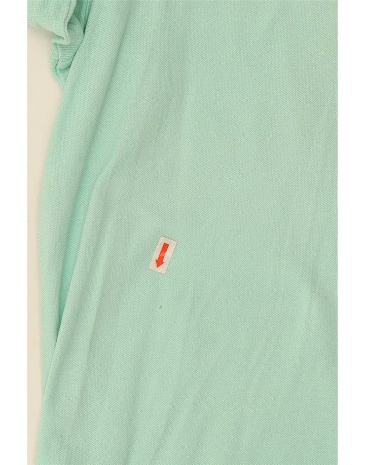 Champion Mens Polo Shirt Large Green Cotton