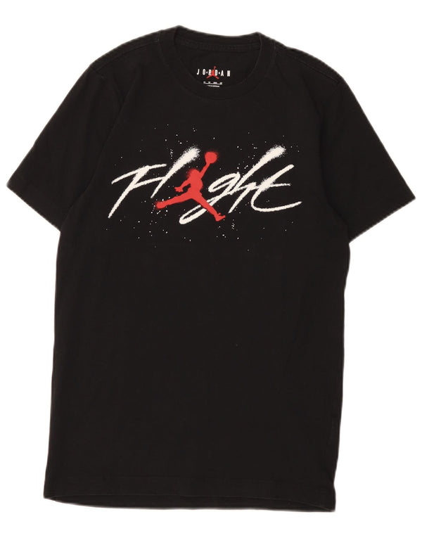 Jordan Mens Graphic T-Shirt Top XS Black Cotton