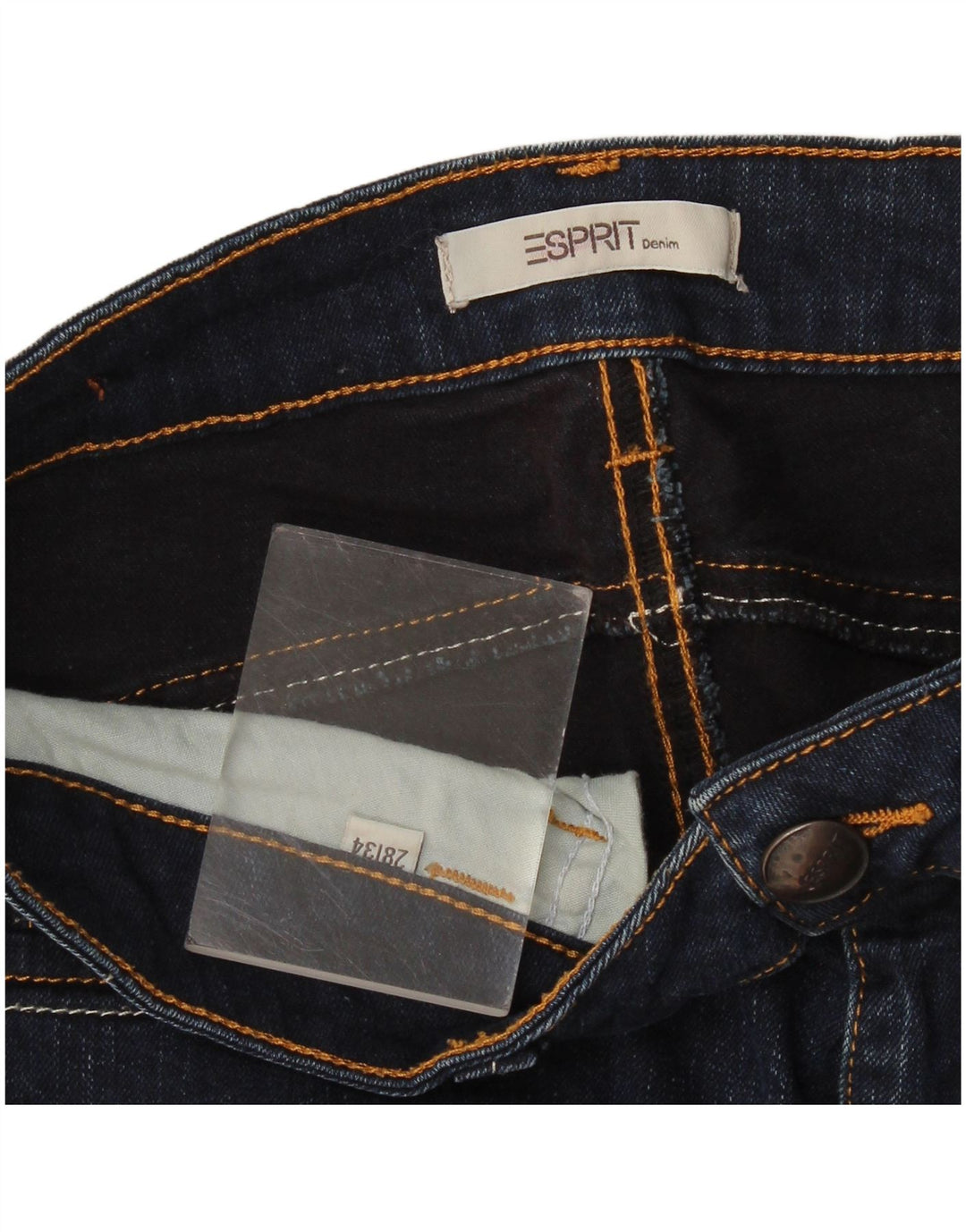 Esprit Womens Skinny Jeans W28 L34 Navy Blue