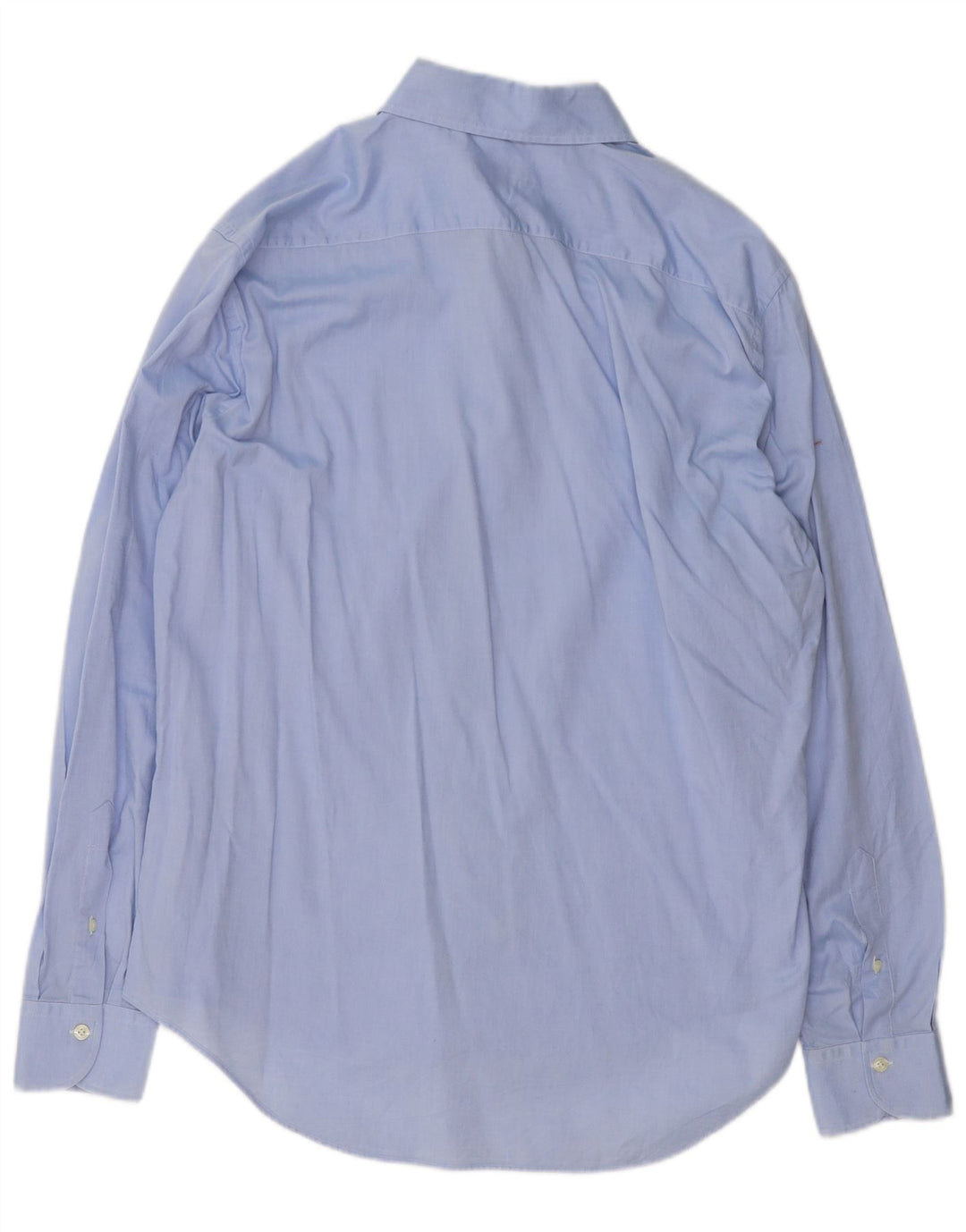 Fay Mens Shirt Size 44 17 1/2 XL Blue Cotton