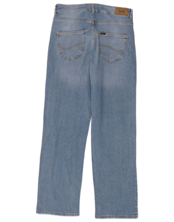 Lee Girls Straight Jeans 12-13 Years W26 L27 Blue Cotton