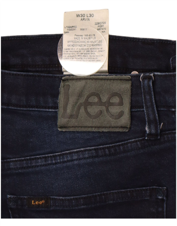 Lee Mens Arvin Slim Jeans W30 L30 Blue Cotton