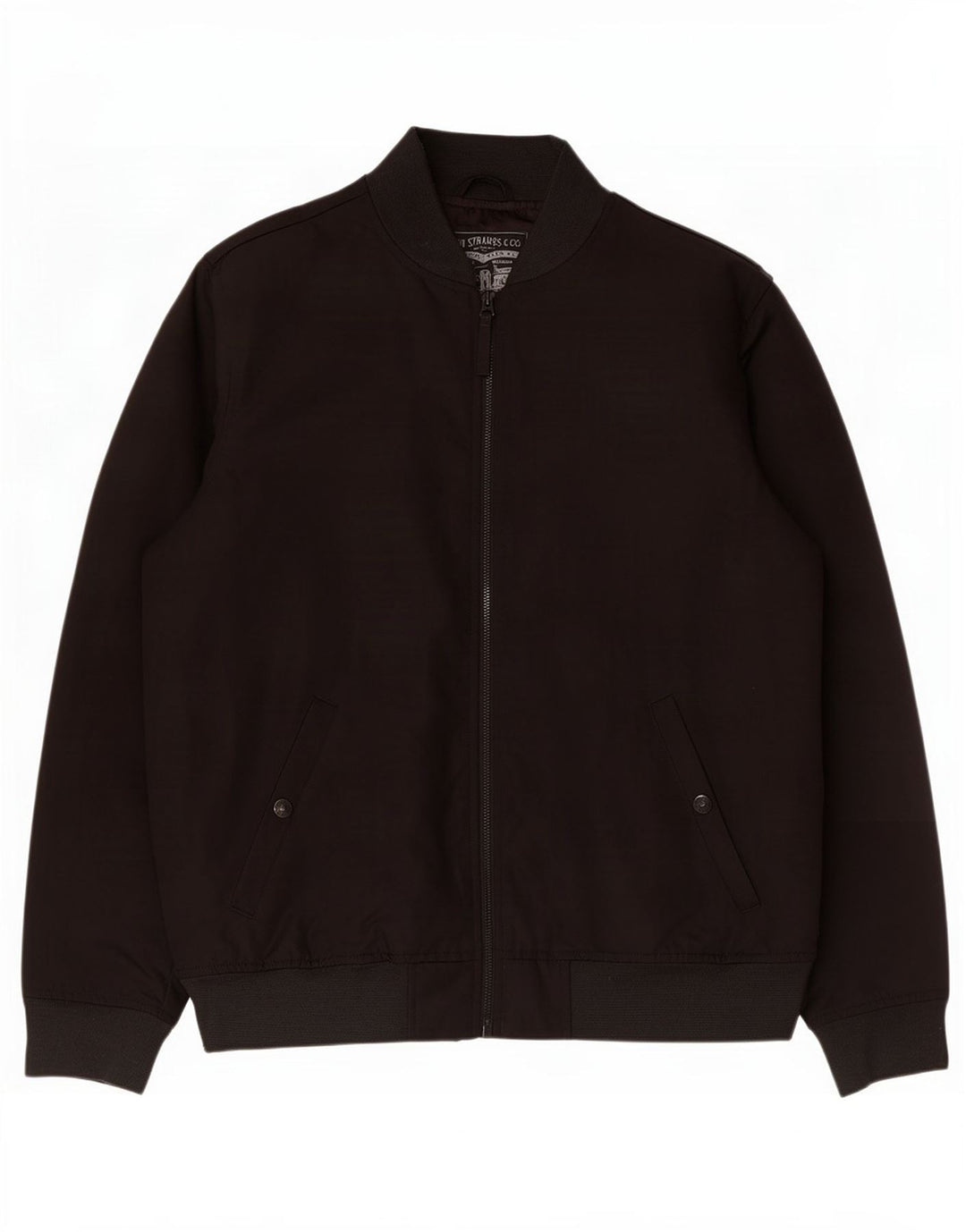 Levi's Mens Bomber Jacket UK 40 Large Black Polyester