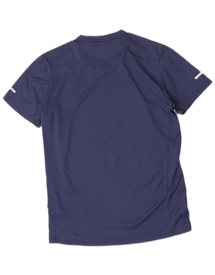 Adidas Mens Aeroready T-Shirt Top Small Navy Blue Polyester