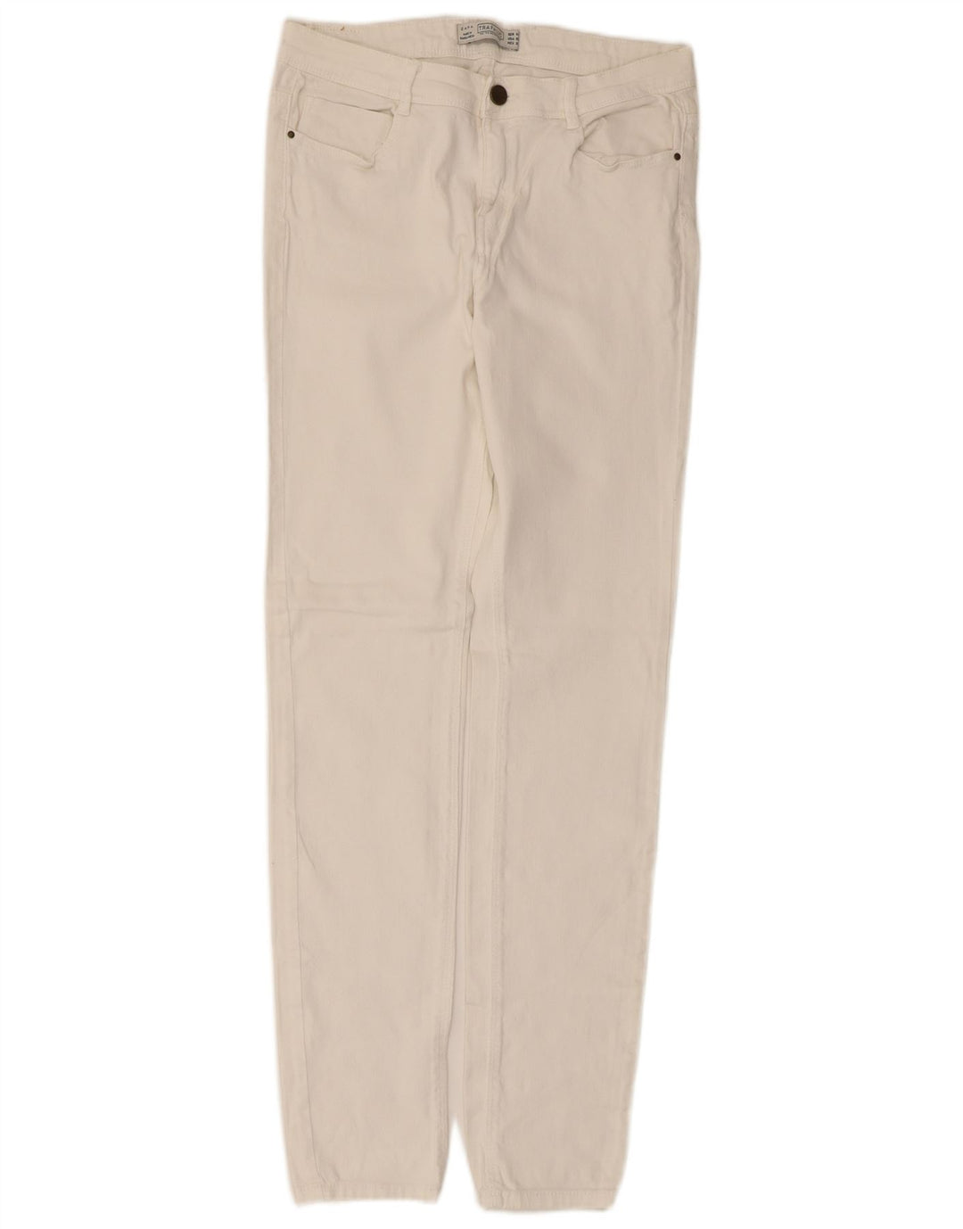 Zara Womens Trafaluc Slim Jeans EU 40 Medium W30 L30 White