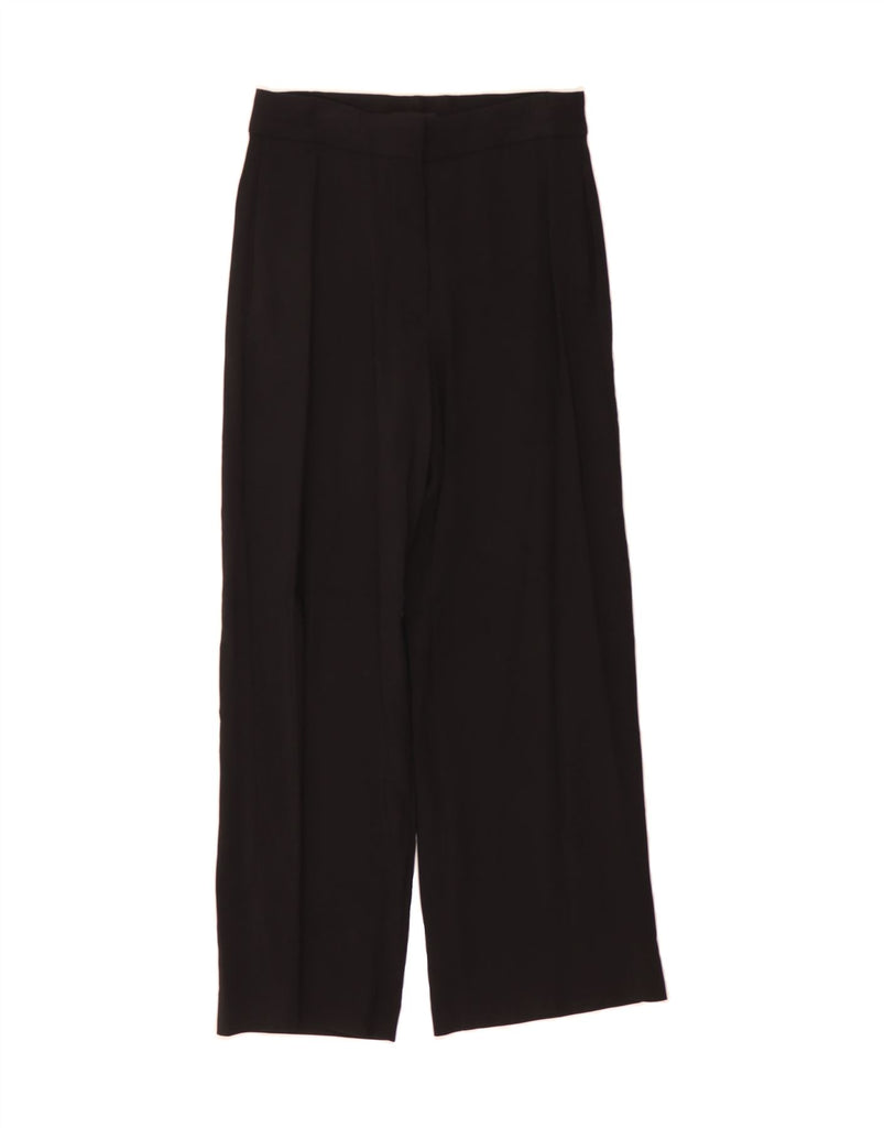 MASSIMO DUTTI Womens Straight Chino Trousers EU 34 2XS W24 L26 Black Vintage Massimo Dutti and Second-Hand Massimo Dutti from Messina Hembry 