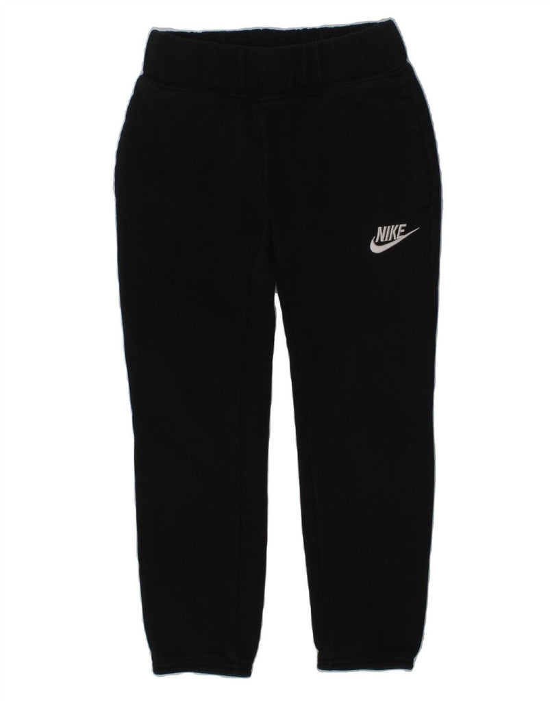 NIKE Boys Tracksuit Trousers Joggers 4-5 Years Black Cotton | Vintage Nike | Thrift | Second-Hand Nike | Used Clothing | Messina Hembry 