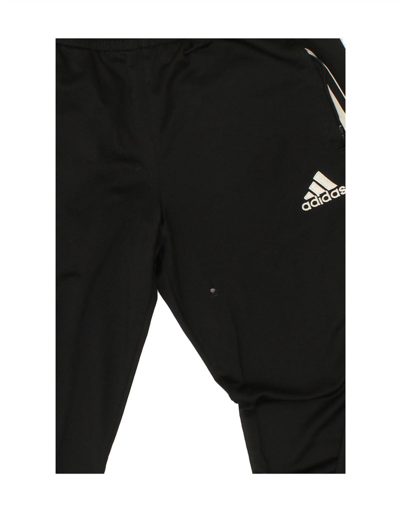 ADIDAS Mens Tracksuit Trousers Joggers Large Black Polyester Vintage Adidas and Second-Hand Adidas from Messina Hembry 