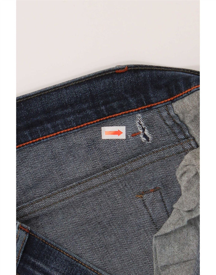 Wrangler Mens Texas Stretch Straight Jeans W38 L30 Blue Cotton