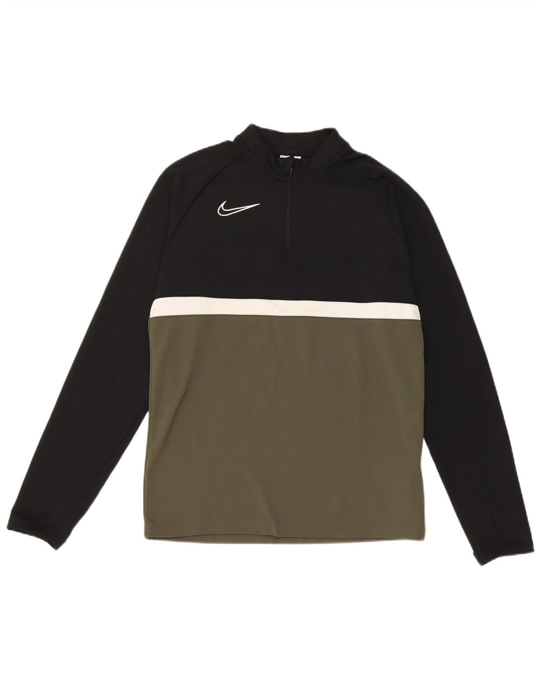 Nike Boys Dri Fit Pullover Tracksuit Top 12-13 Years Large Green