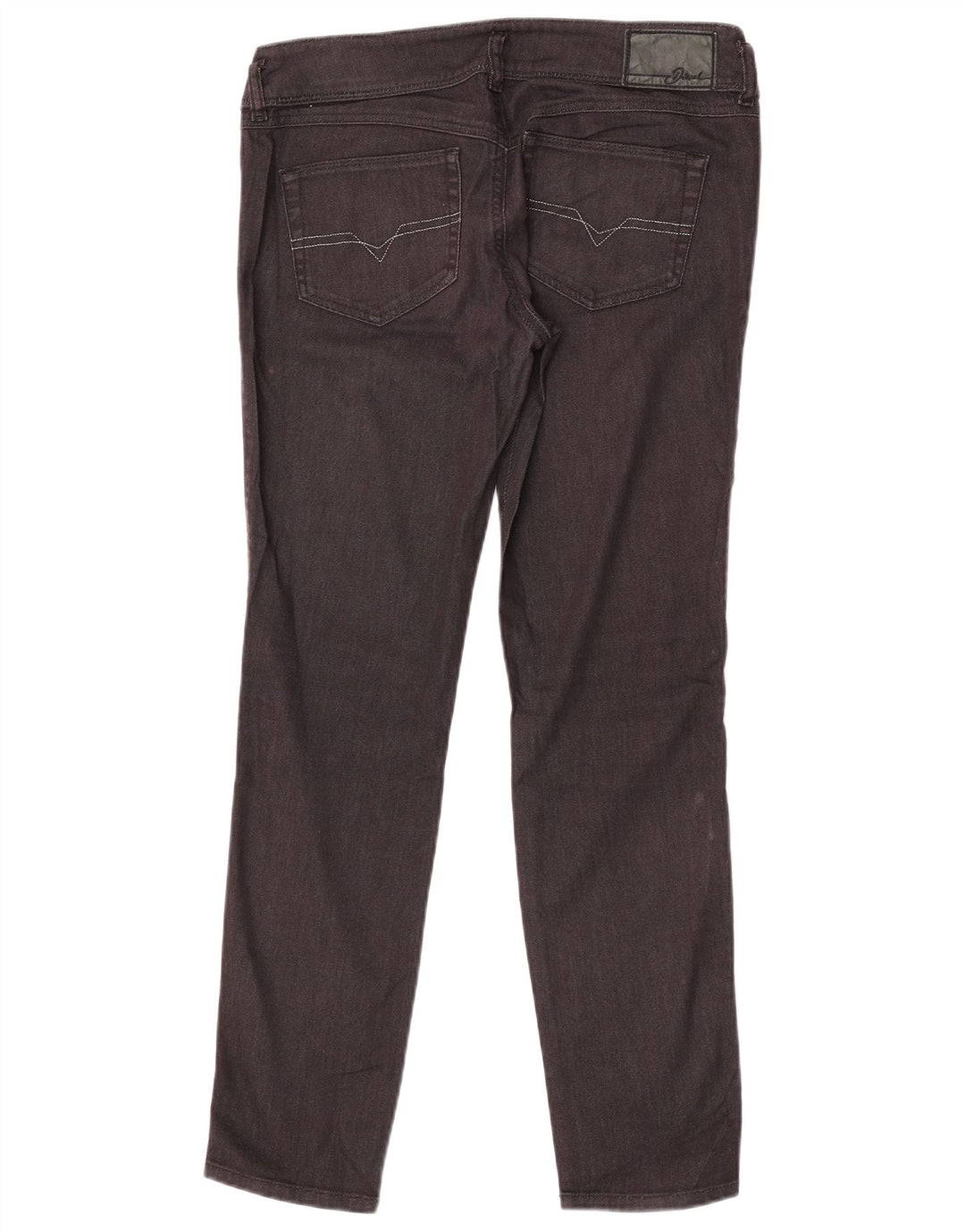 Diesel Womens Husky Slim Jeans W30 L30 Black Cotton