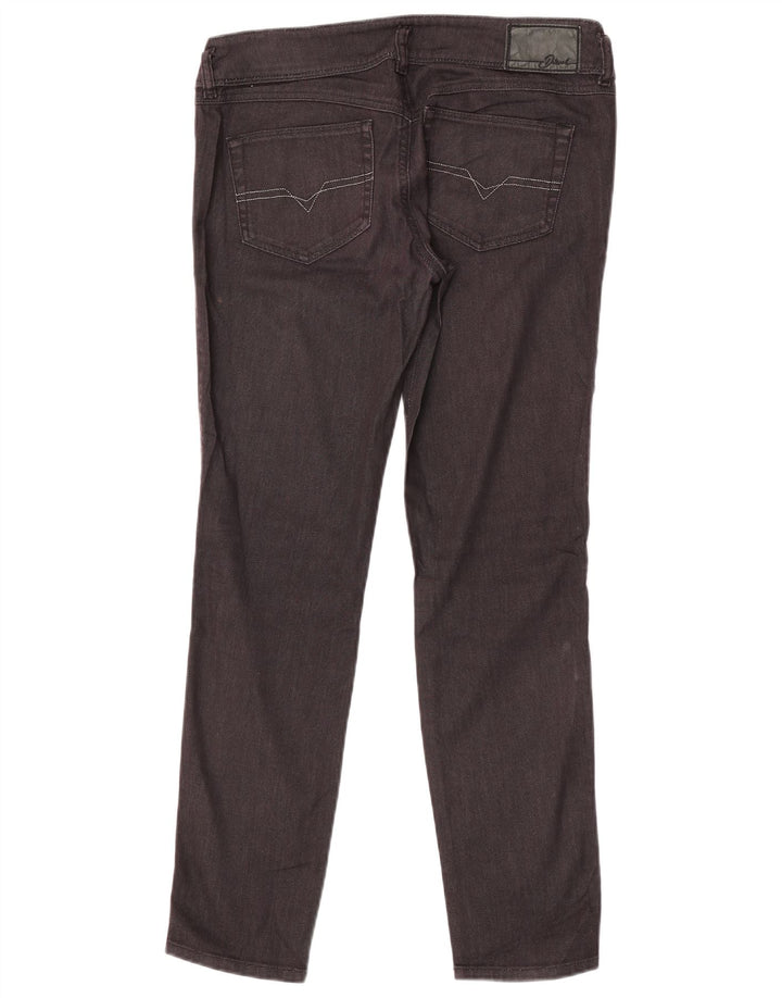 Diesel Womens Husky Slim Jeans W30 L30 Black Cotton