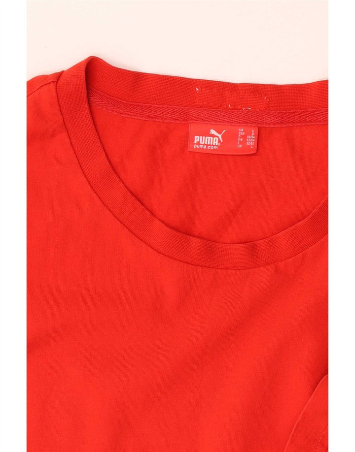 Puma Mens T-Shirt Top Large Red