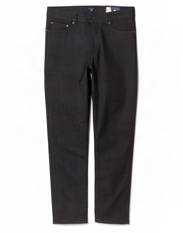 Gant Mens Slim Tapered Jeans W32 L30 Navy Blue Cotton