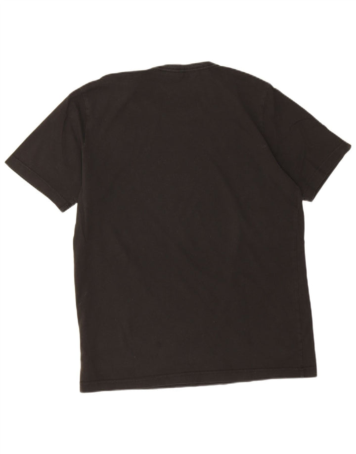 Puma Mens T-Shirt Top Medium Black Cotton