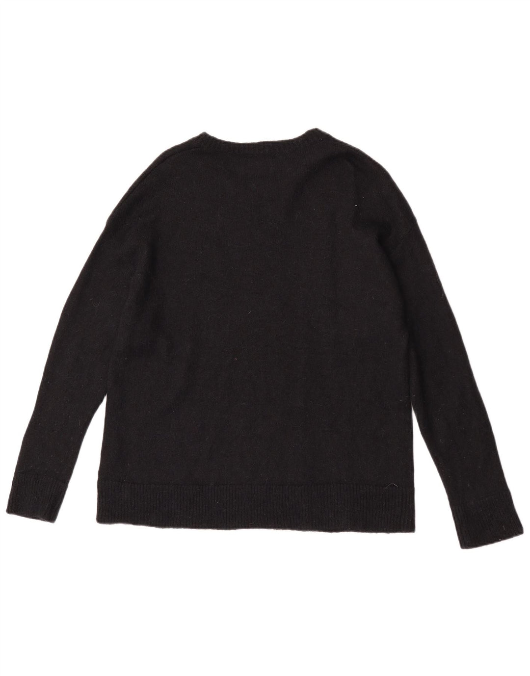 Calvin Klein Jeans Mens Graphic Boat Neck Jumper Sweater Medium Black