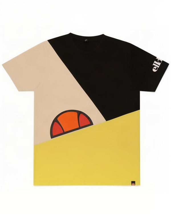 Ellesse Mens Graphic T-Shirt Top Large Multicoloured Colourblock