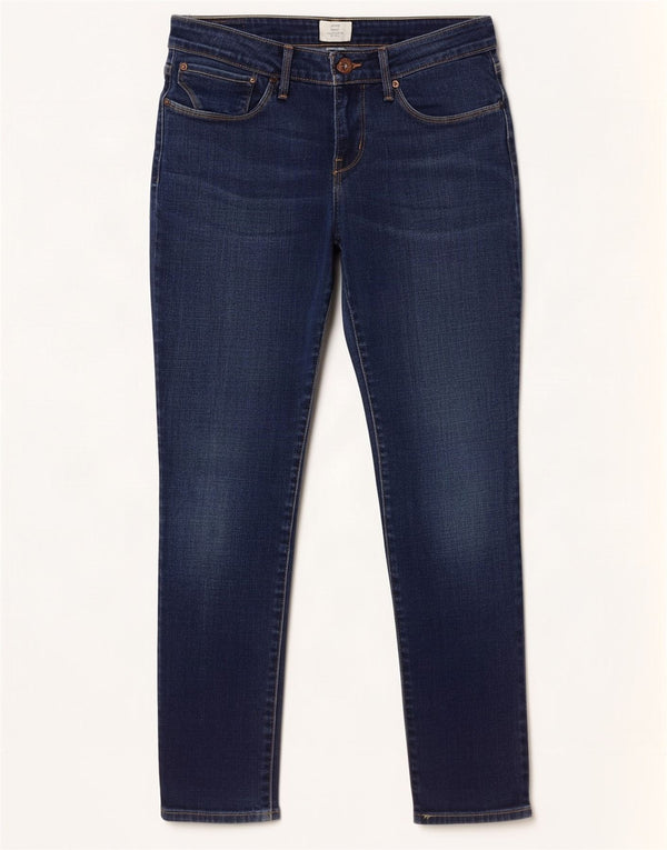 Levi's Womens Curve Low Skinny Jeans US 10 Large W30 L28 Navy Blue Cotton