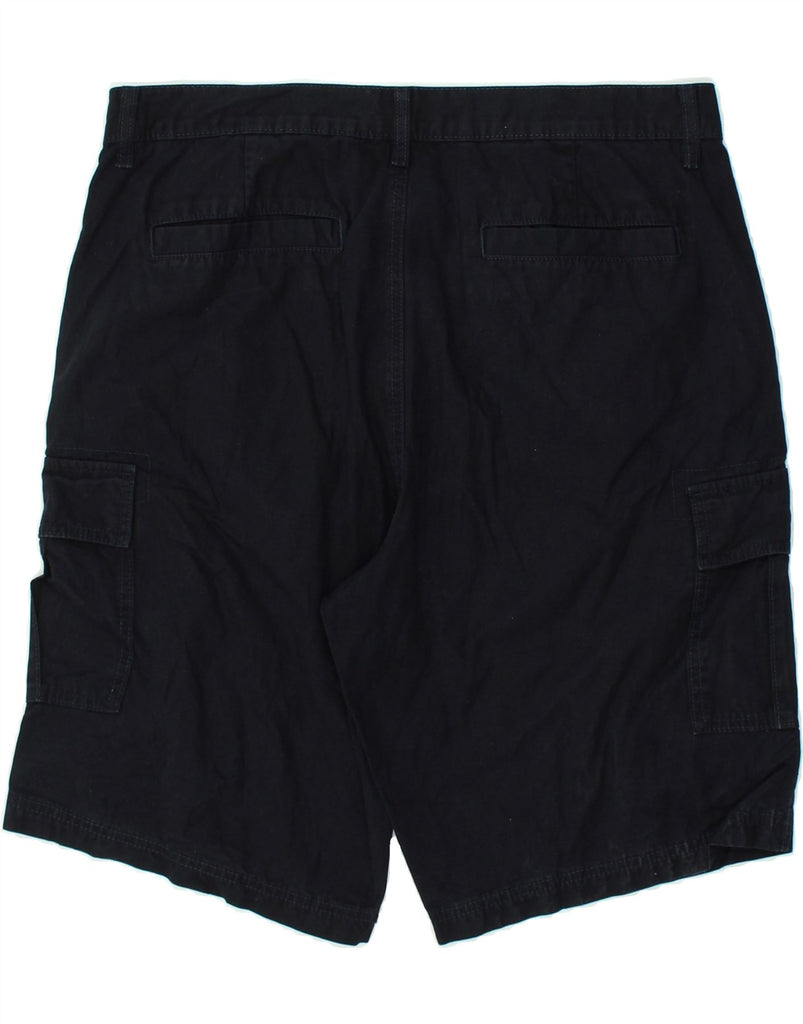 KIABI Mens Cargo Shorts W36 Large Navy Blue | Vintage Kiabi | Thrift | Second-Hand Kiabi | Used Clothing | Messina Hembry 