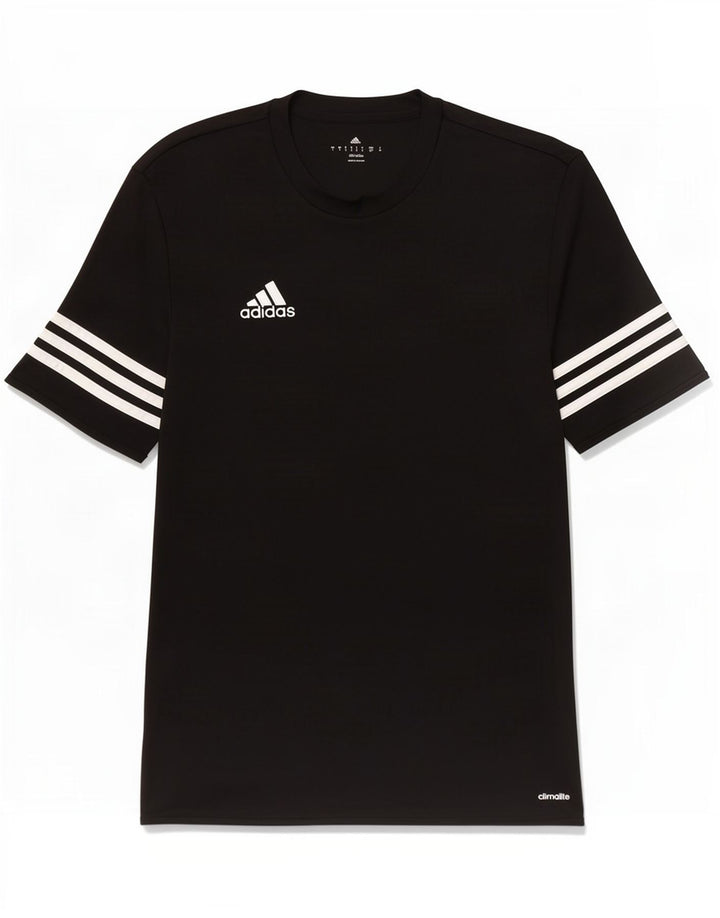 Adidas Mens Climalite T-Shirt Top Small Black Polyester
