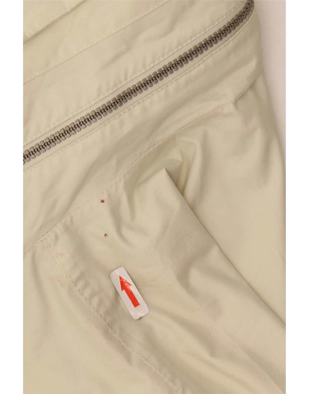 Elho Mens Hooded Loose Fit Rain Jacket UK 36 Small White Polyester