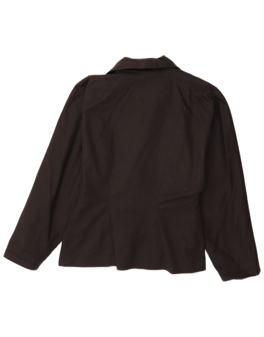 C & A Womens 1 Button Blazer Jacket EU 40 Medium Black Cotton