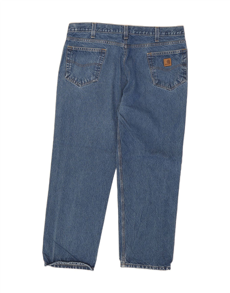 CARHARTT Mens Straight Jeans W40 L30 Blue Cotton Vintage Carhartt and Second-Hand Carhartt from Messina Hembry 