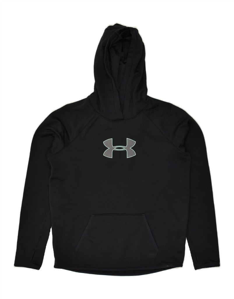 UNDER ARMOUR Mens Graphic Hoodie Jumper Medium Black | Vintage Under Armour | Thrift | Second-Hand Under Armour | Used Clothing | Messina Hembry 