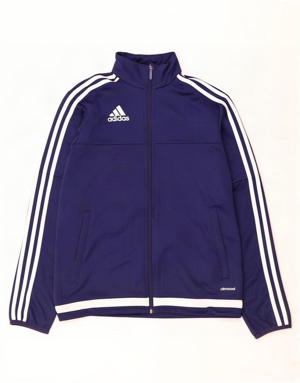 Adidas Mens Climacool Tracksuit Top Jacket XS Navy Blue Colourblock