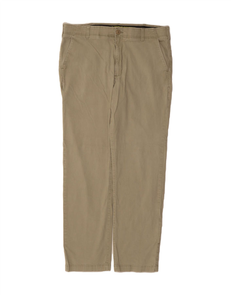 LEE Mens X-treme Comfort Straight Chino Trousers W38 L34 Beige Cotton Vintage Lee and Second-Hand Lee from Messina Hembry 