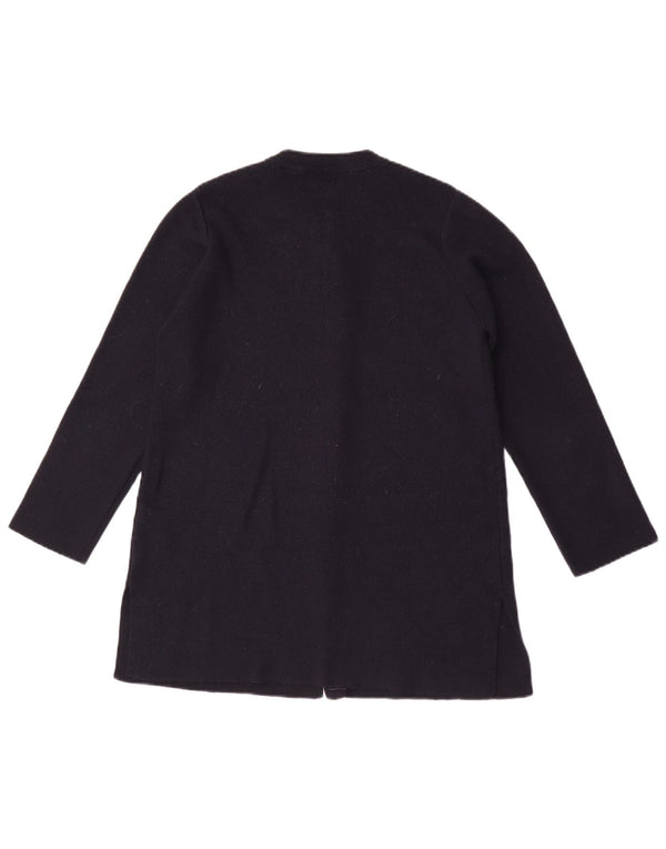 Marks & Spencer Womens St. Michael Cardigan Sweater UK 12 Medium Navy Blue