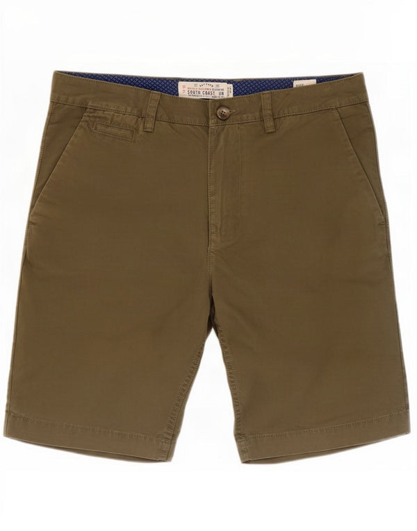 Fat Face Mens Chino Shorts Medium W32 Khaki Cotton