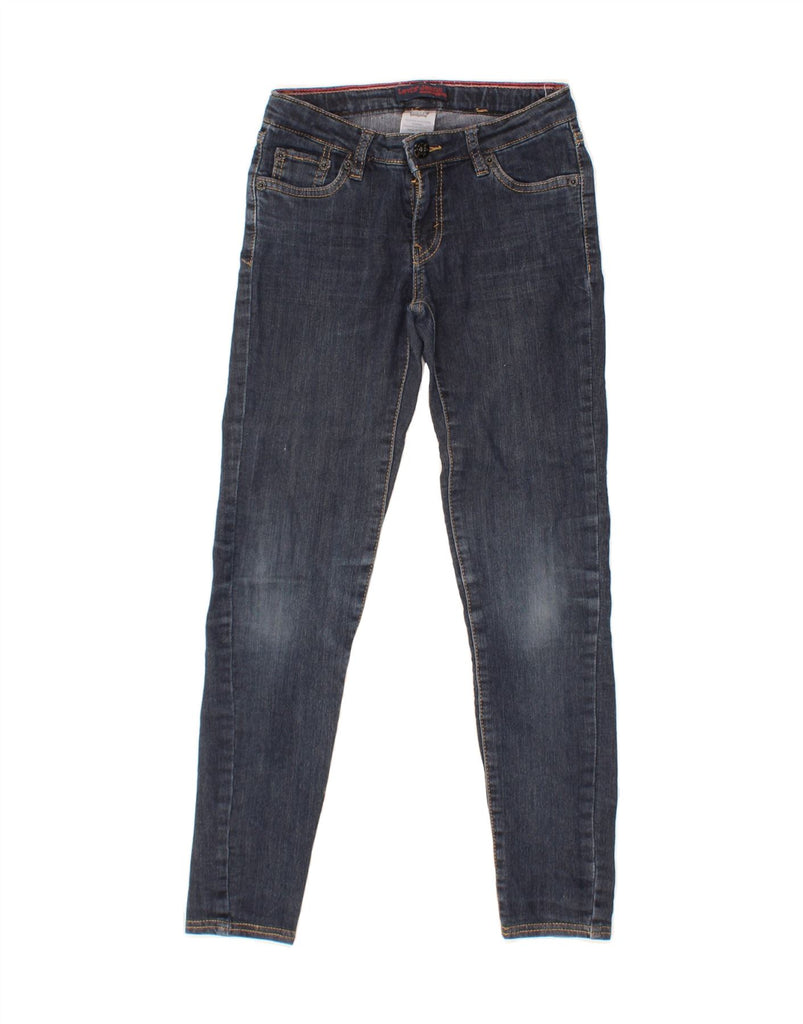 LEVI'S Girls Jegging Jeans 9-10 Years W26 L25 Navy Blue Cotton Vintage Levi's and Second-Hand Levi's from Messina Hembry 