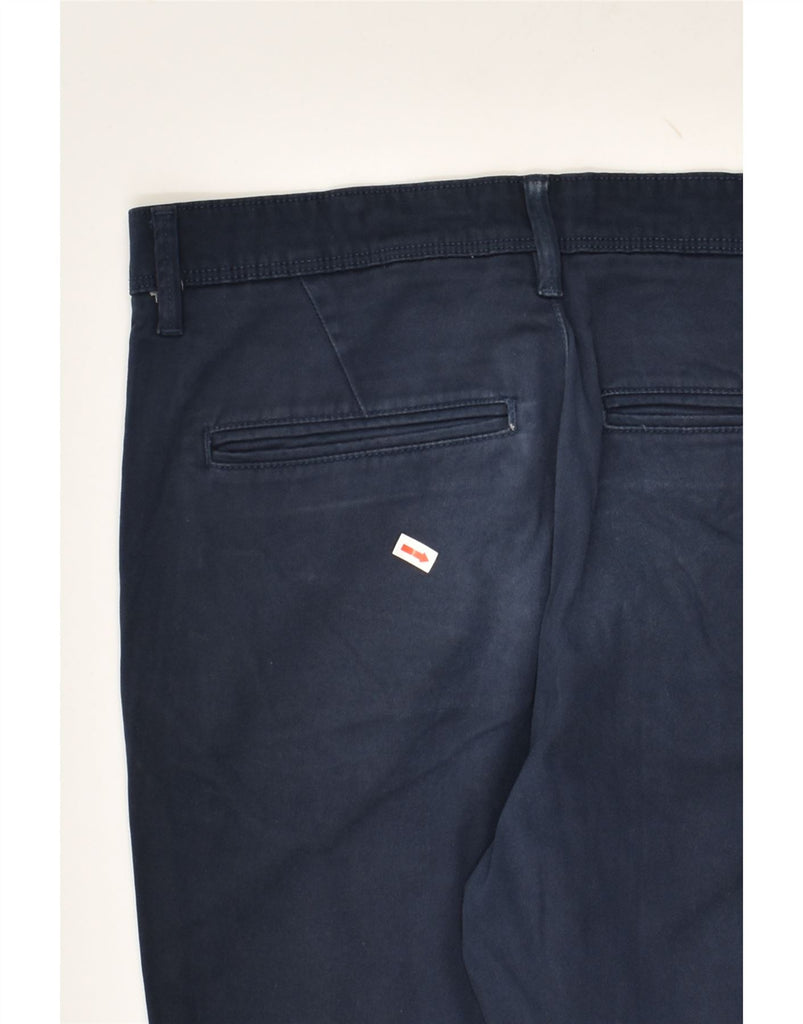 JACK & JONES Mens Marco Slim Casual Trousers W29 L32  Navy Blue Cotton | Vintage Jack & Jones | Thrift | Second-Hand Jack & Jones | Used Clothing | Messina Hembry 