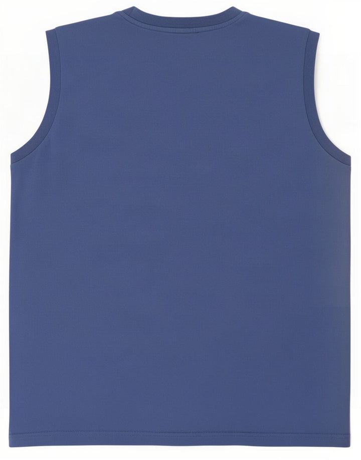 Diadora Mens Vest Top Large Blue Cotton