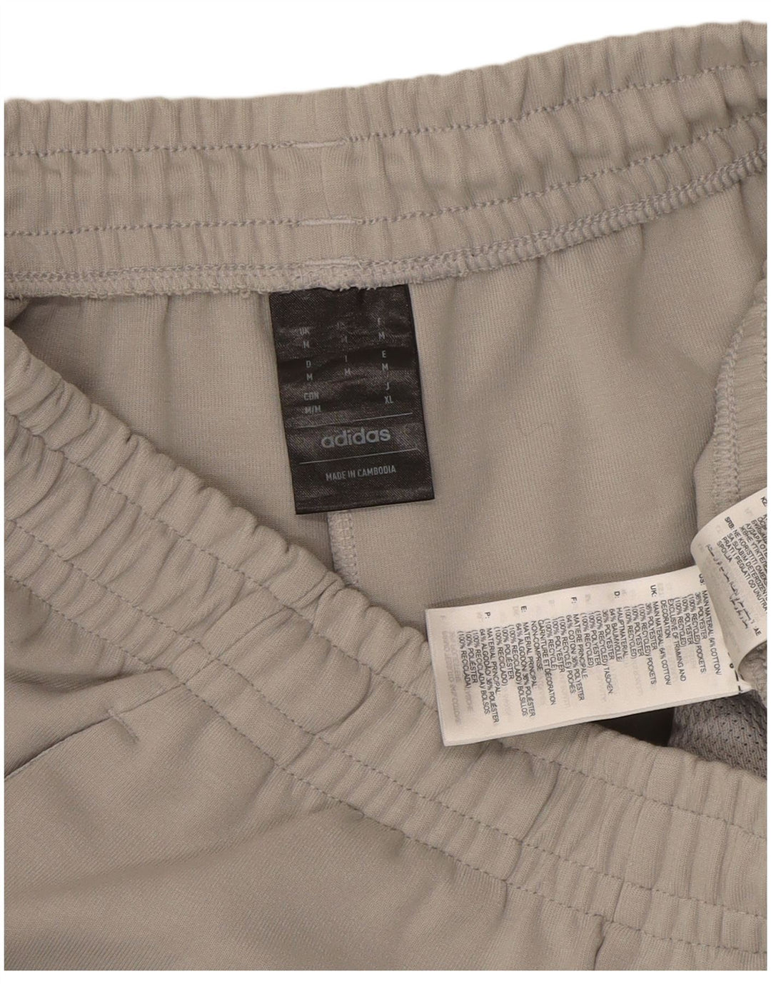 ADIDAS Mens Sport Shorts Medium Grey Polyester