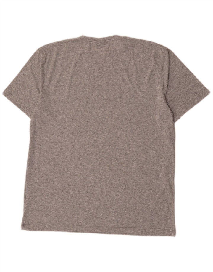 Museum Mens Graphic T-Shirt Top 2XL Grey Cotton