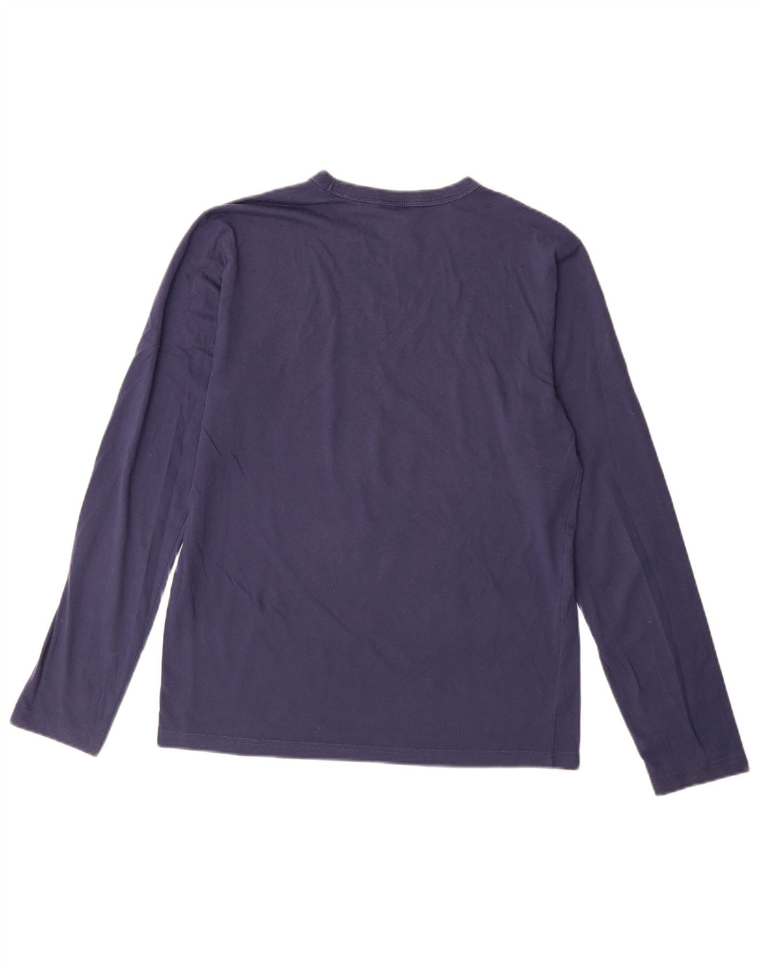 Champion Mens Top Long Sleeve Large Navy Blue