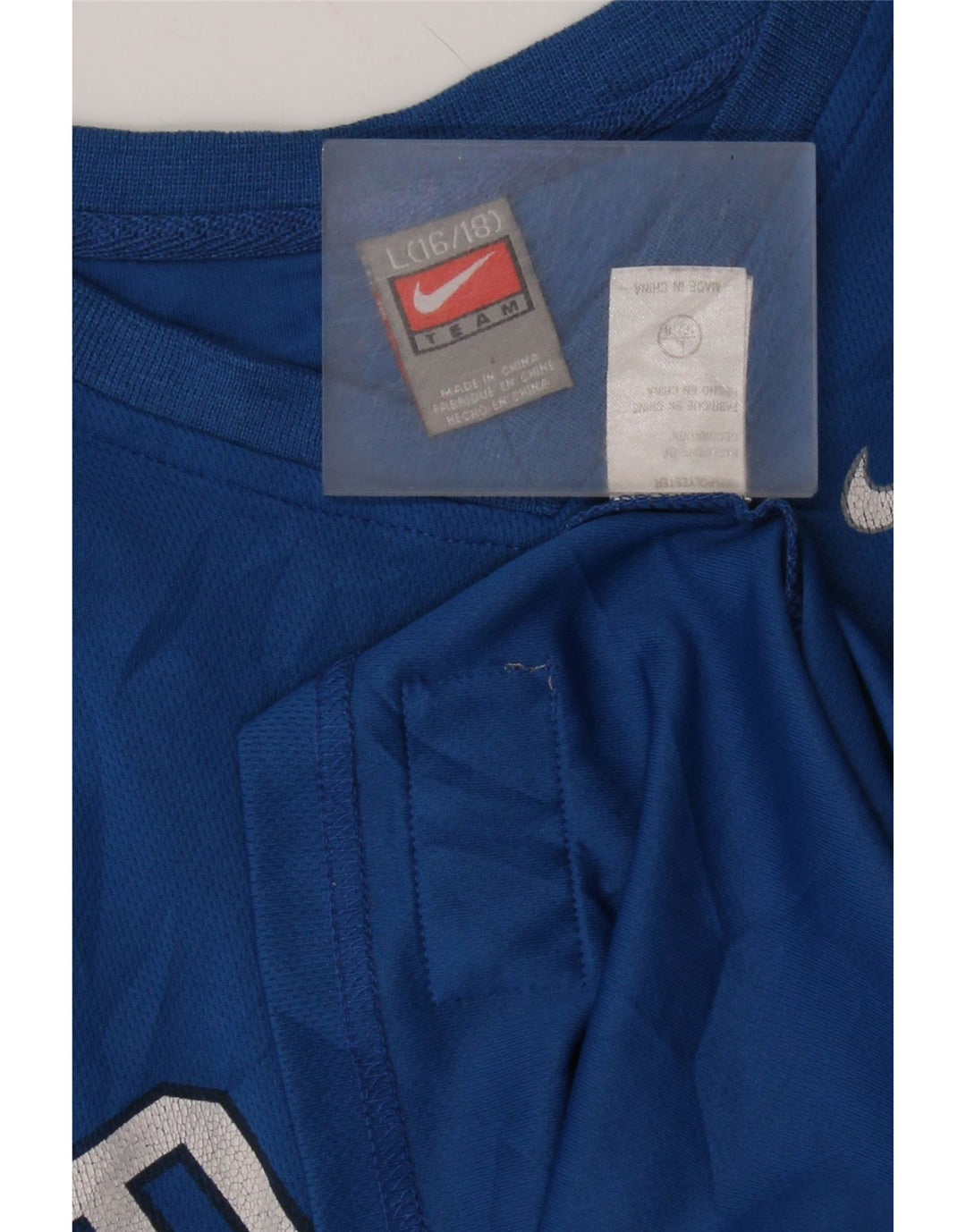 Nike Boys Graphic Vest Top 12-13 Years Large Blue Polyester