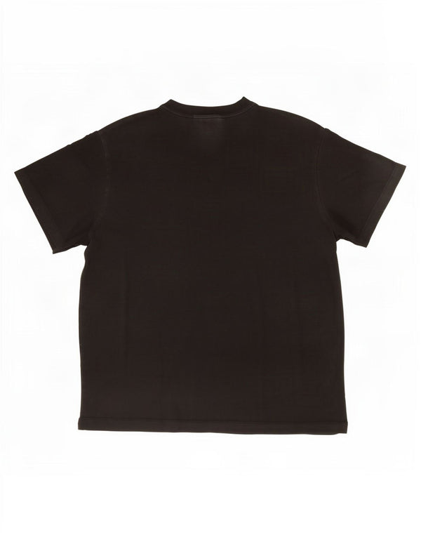 Nike Mens T-Shirt Top Medium Black Cotton